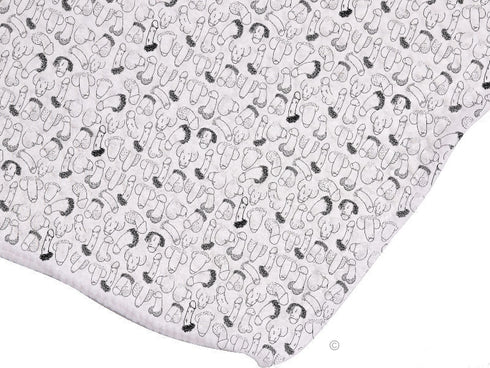 Line Up Willies Tea Towel